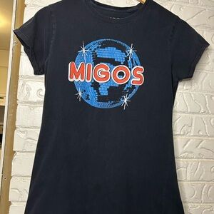 Migos - Disco Ball Logo Womens Shirt - Size Large